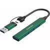 Концентратор Canyon hub DS-02 4in1 USB-A/C Green (CNS-TDS02GR) зображення 4