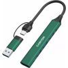 Концентратор Canyon hub DS-02 4in1 USB-A/C Green (CNS-TDS02GR) зображення 5