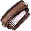 Сумка Vintage На два отделения Коричневая (20396) изображение 5