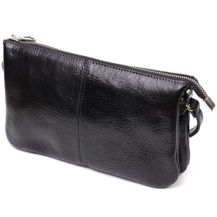 Сумка Grande Pelle Из натуральной кожи Черная (11658) изображение 2