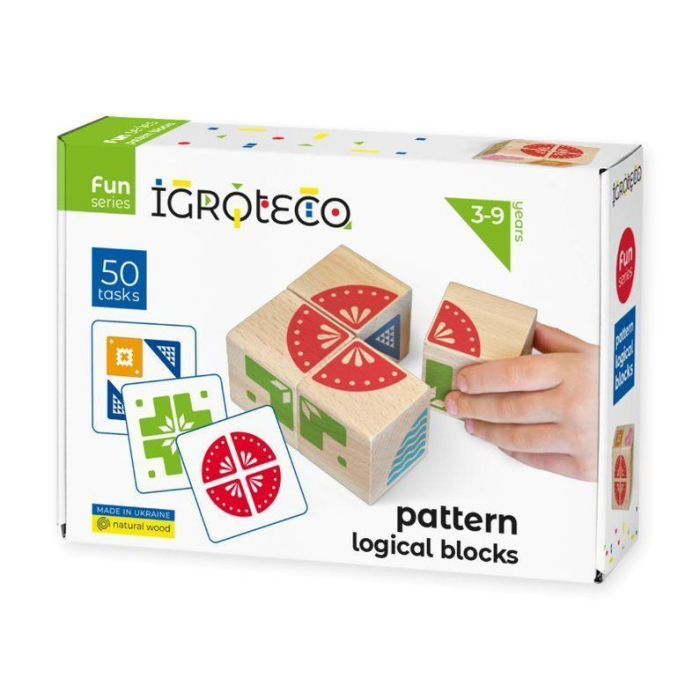 Развивающая игрушка Ігротеко Логические кубики Составь узор (900477)