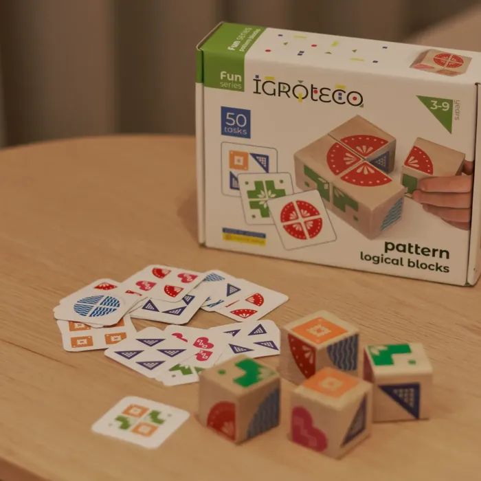 Развивающая игрушка Ігротеко Логические кубики Составь узор (900477) изображение 2