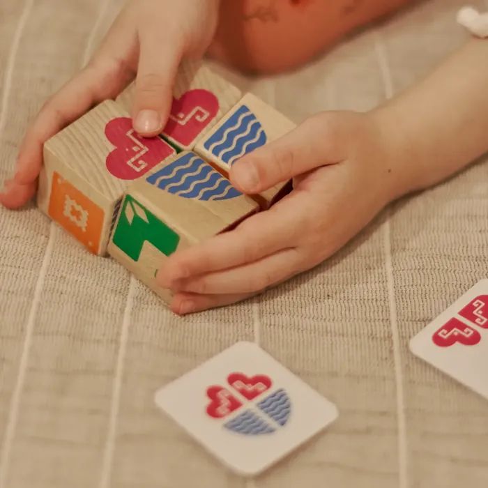 Развивающая игрушка Ігротеко Логические кубики Составь узор (900477) изображение 3