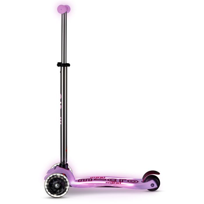 Самокат Micro Maxi Deluxe Glow LED Plus Синій кришталь (MMD377) зображення 2
