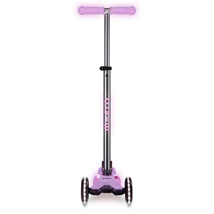 Самокат Micro Maxi Deluxe Glow LED Plus Синій кришталь (MMD377) зображення 4