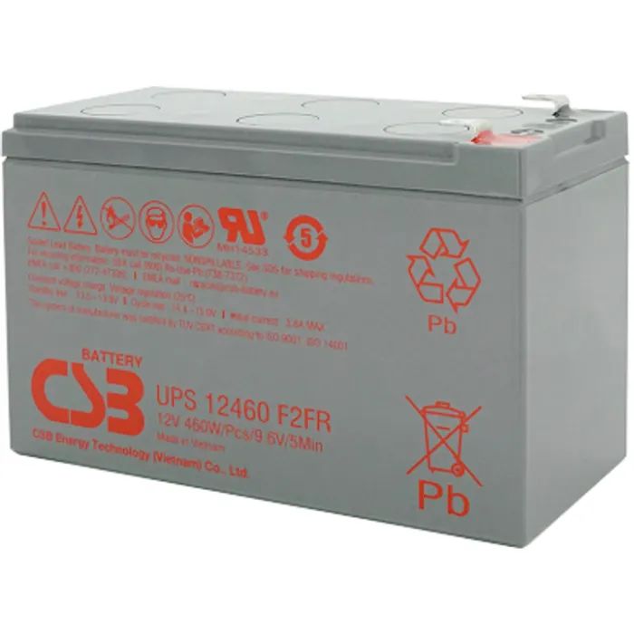 Батарея до ДБЖ CSB 12В 9 Ач UPS12460F2FR (UPS12460F2FR)