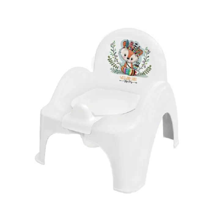 Горшок Tega Baby WILD&FREE LITTLE FOX стілець, white green (DZ-007-103-LISEK)