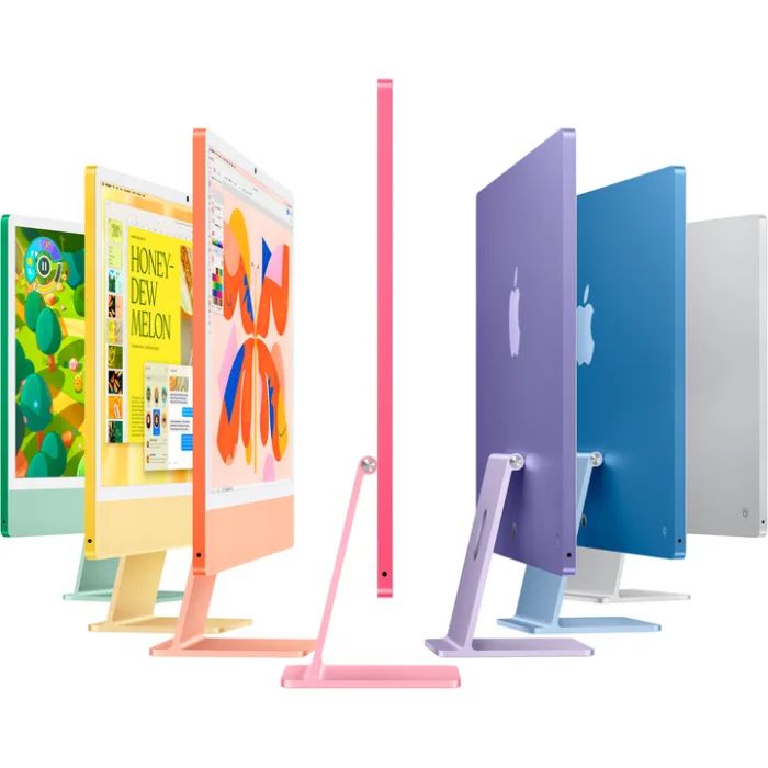 Комп'ютер Apple 24" iMac Retina 4.5K / Apple M4 (10-c/CPU, 10-c/GPU), 16, 512, Blue (MWV33UA/A) зображення 4