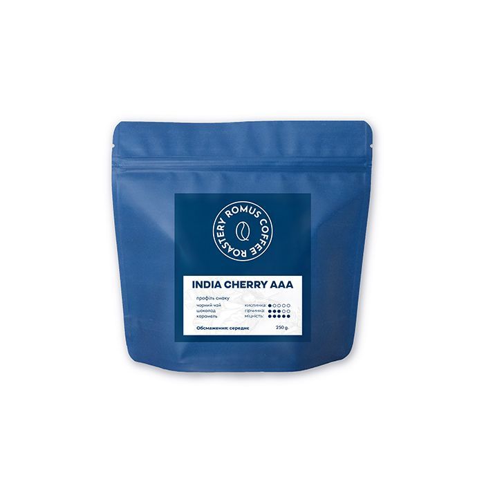 Кофе Romus Roastery India Cherry AAA в зернах 250 г (388712)