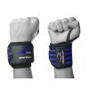 Бинт для спорта PowerPlay 3081 Gym WristT Wraps Чорно-Сині (PP_3081_Blue) изображение 2