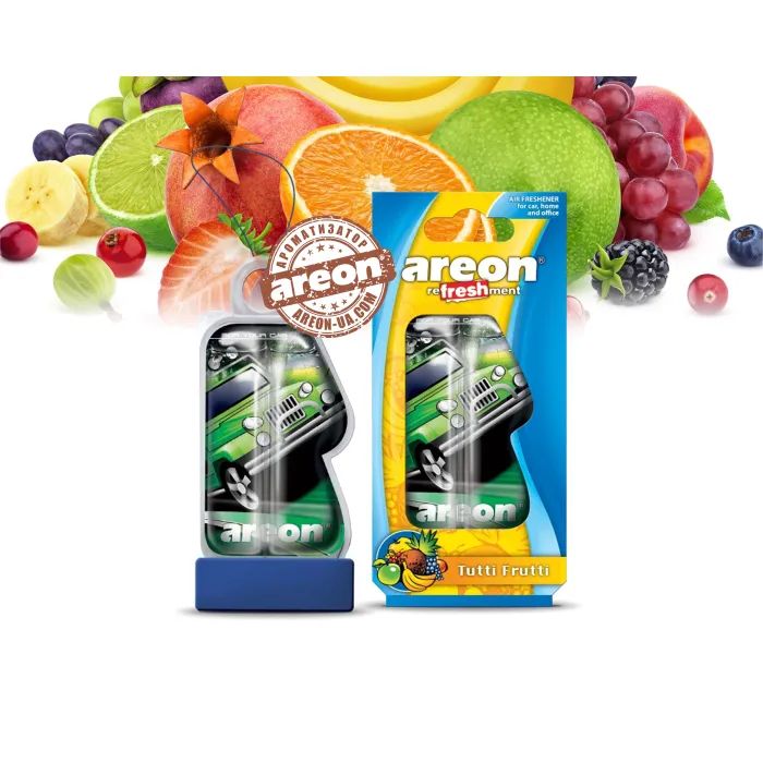 Ароматизатор для автомобіля Areon Tutti Frutti 8,5мл (77158) зображення 2