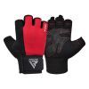 Перчатки для фитнеса RDX W1 Half Red L (WGA-W1HR-L) изображение 2