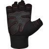 Перчатки для фитнеса RDX W1 Half Red L (WGA-W1HR-L) изображение 4