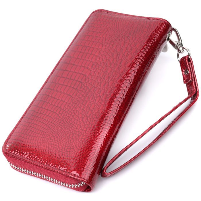 Гаманець ST Leather З натуральної шкіри Червоний (22677) зображення 2