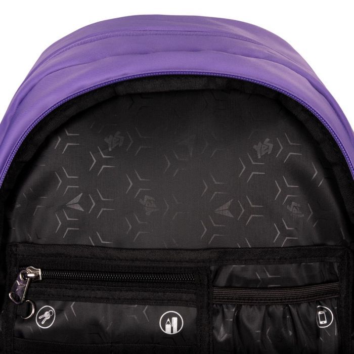 Рюкзак школьный Yes Lilac Cubes T-113 (559966) изображение 11