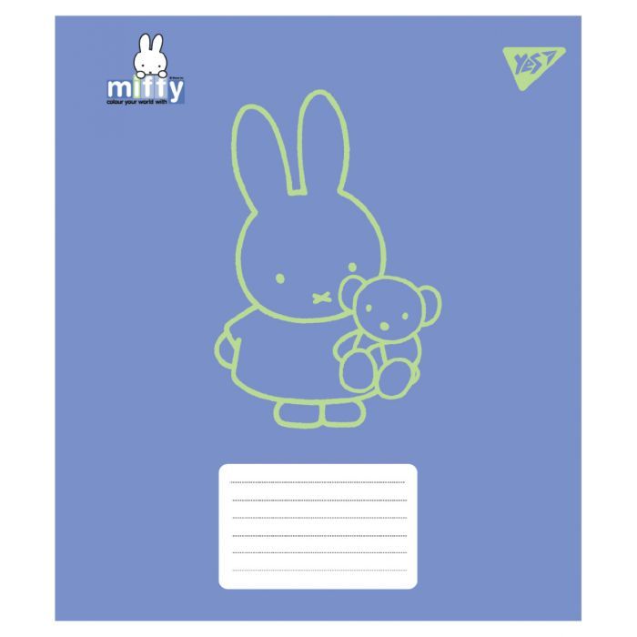 Зошит Yes Miffy Bunny А5 18 аркушів клітинка (767620) зображення 6