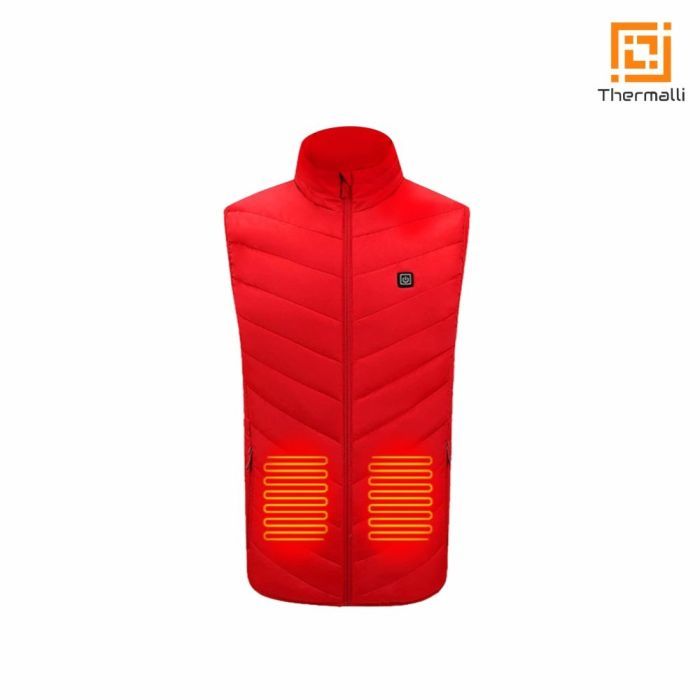 Жилет з підігрівом Thermalli Val Cenis червоний XL (10100105-02XL)
