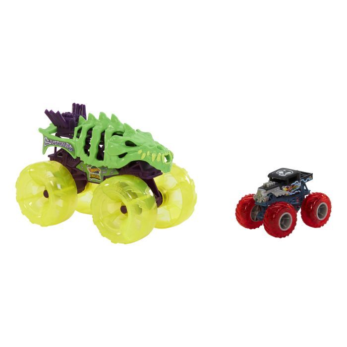 Автотрек Hot Wheels Power smashers Monster Trucks Заряжай и преследуй (HXT05) изображение 2