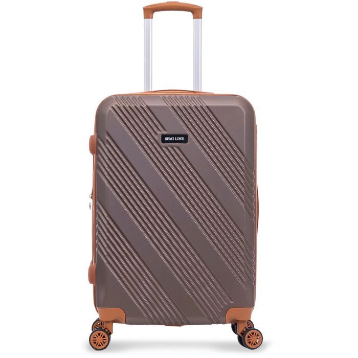 Чемодан Semi Line 24" M T5850-2 Brown (DAS303356)
