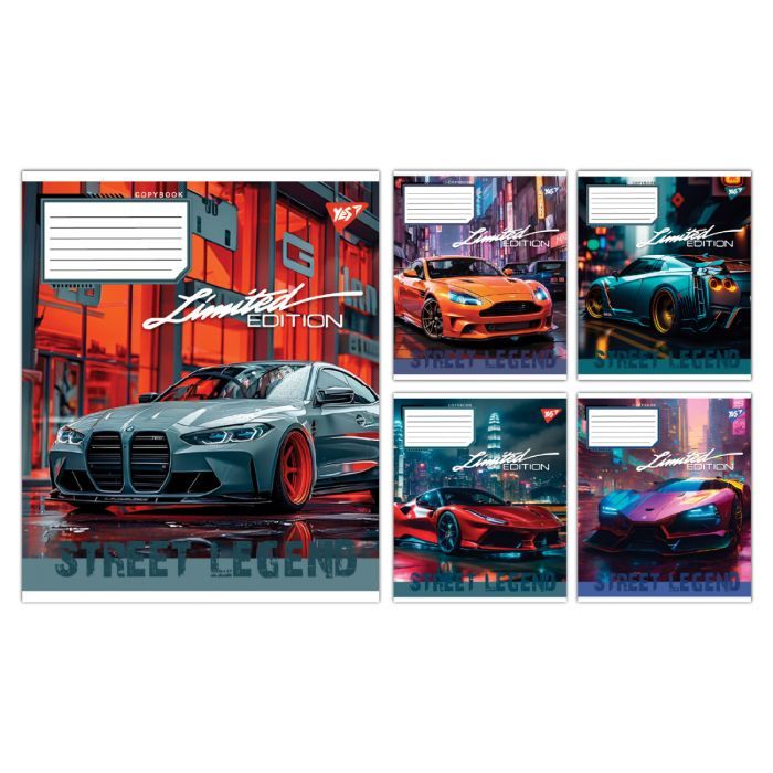 Зошит Yes Sreet legend А5 12 аркушів лінія (767903)