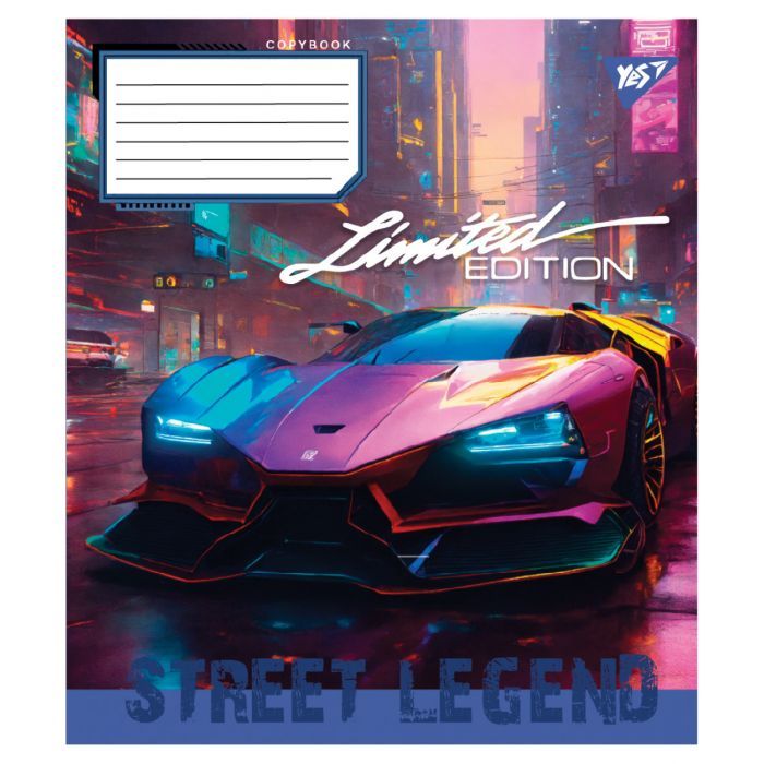 Зошит Yes Sreet legend А5 12 аркушів лінія (767903) зображення 6