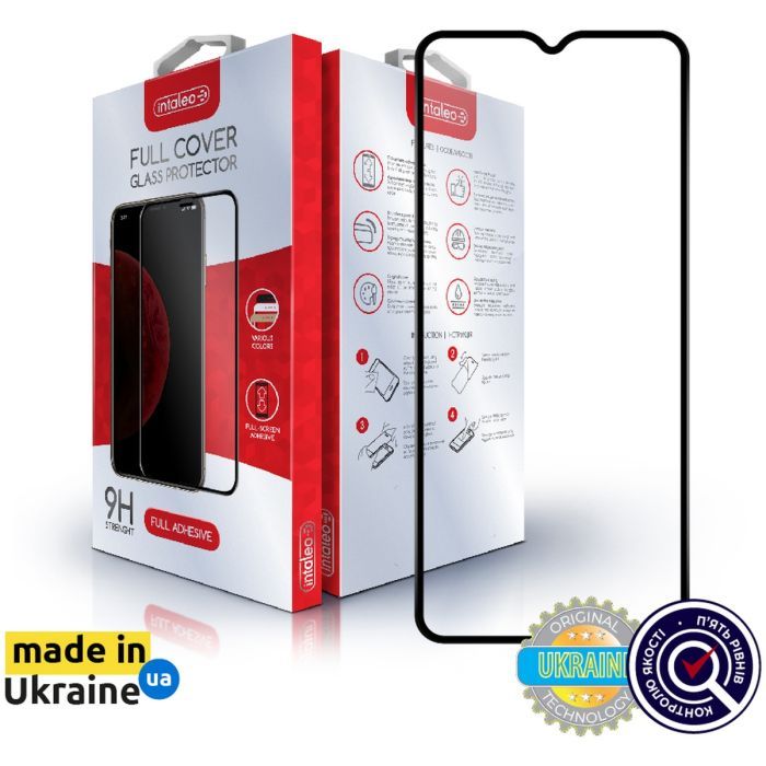 Стекло защитное Intaleo Full Glue Vivo Y21 Black (1283126526954)