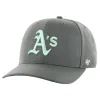 Кепка 47 Brand DP OAKLAND ATHLETICS B-CLZOE18WBP-CC графіт, бірюзовий (196895641197)