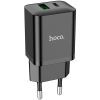 Зарядное устройство HOCO N28 Founder 1xUSB-C PD20W + 1xUSB QC3.0 Black (6931474783509) изображение 3