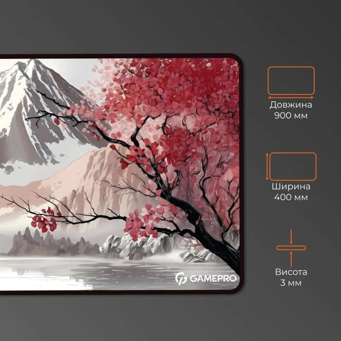 Коврик для мышки GamePro Speed/Control Gray-Pink (MP275JS) изображение 4