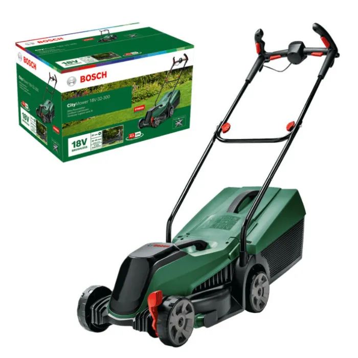 Газонокосилка Bosch CityMower 18V-32-300 18V, 32см, 31л, 30-60мм, 8.8кг (без АКБ и ЗУ) (0.600.8B9.A08) изображение 8