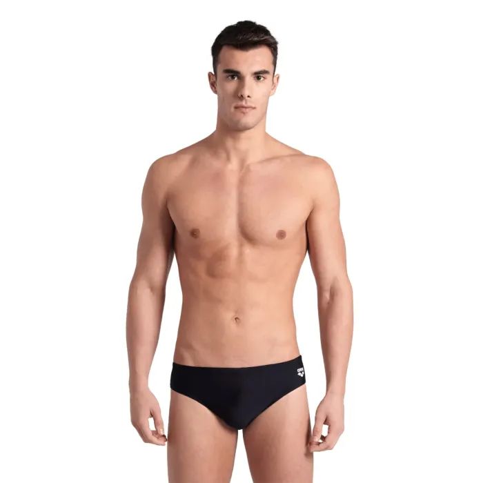 Плавки Arena Icons Swim Briefs Solid 005049-510 чорний 75 (3468337128366)