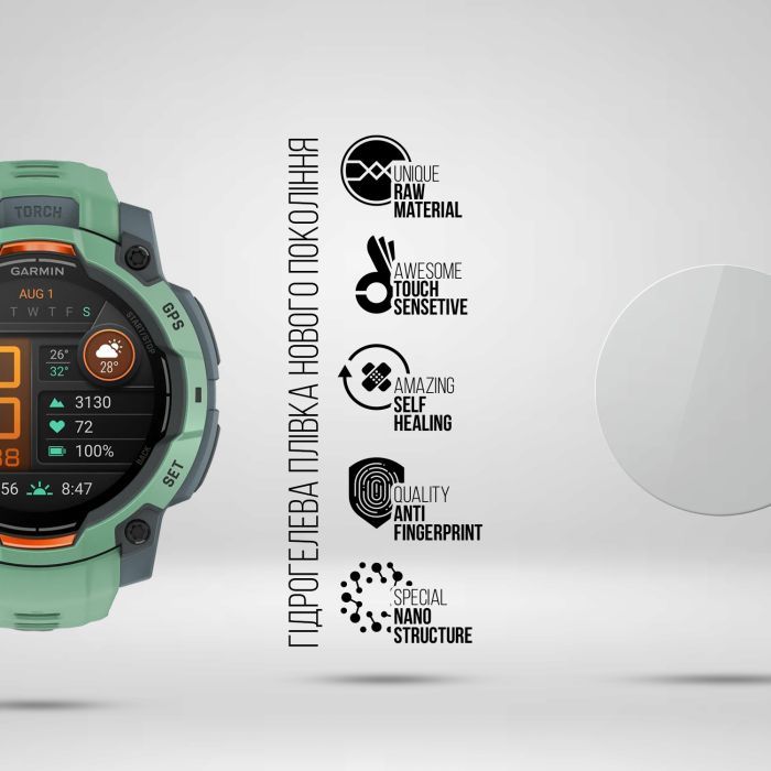 Пленка защитная Armorstandart Garmin Instinct 3 45mm 6 шт. (ARM86959) изображение 2