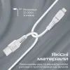 Дата кабель USB 2.0 AM to Lightning 1.2m 2.4A MFi PowerLine-Ai120 white Promate (powerline-ai120.white) изображение 4