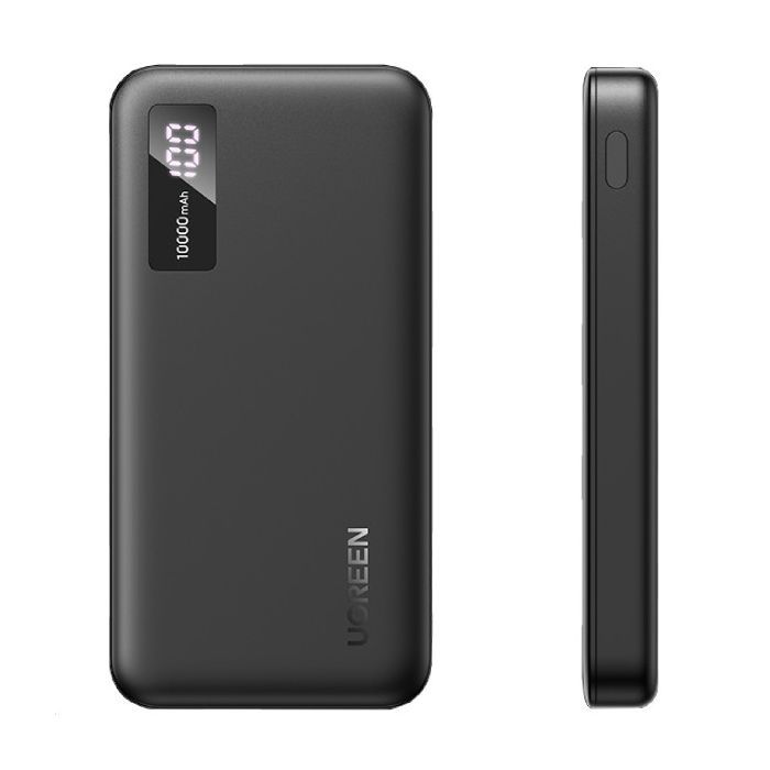 Батарея універсальна Ugreen 10000mAh 20W PD, QC/3.0, USB-A, USB-C Black (PB311) (25742) зображення 2