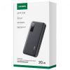 Батарея універсальна Ugreen 10000mAh 20W PD, QC/3.0, USB-A, USB-C Black (PB311) (25742) зображення 3