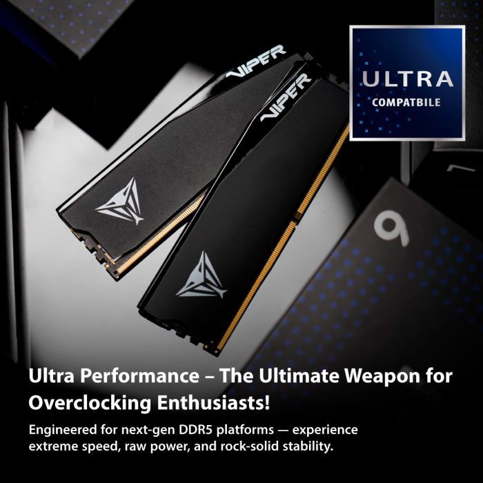 Модуль пам'яті для комп'ютера DDR5 32GB (2x16GB) 6000 MHz Viper Elite 5 Ultra Patriot (VEU532G6028K) зображення 6