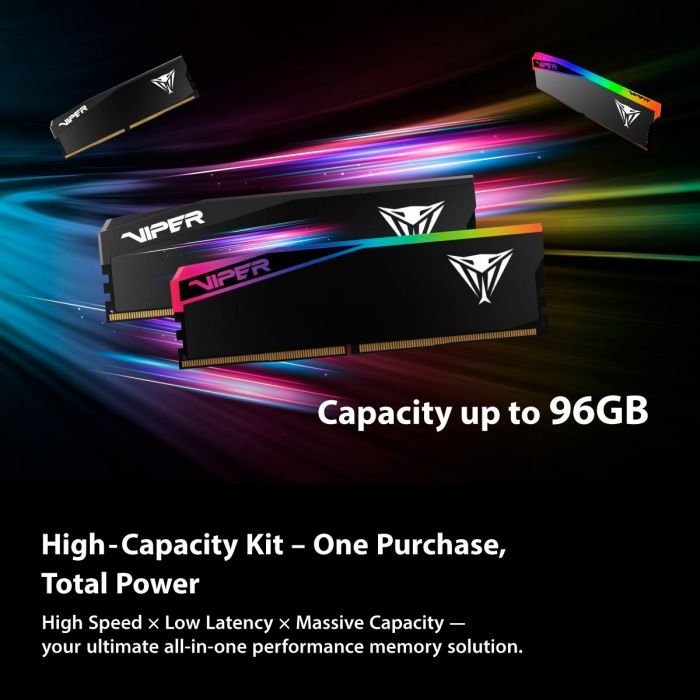Модуль пам'яті для комп'ютера DDR5 32GB (2x16GB) 6000 MHz Viper Elite 5 Ultra Patriot (VEU532G6028K) зображення 8