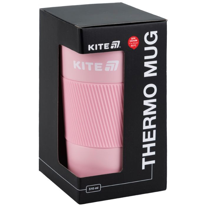 Термокружка Kite 510 мл рожева (K25-458-3) изображение 5