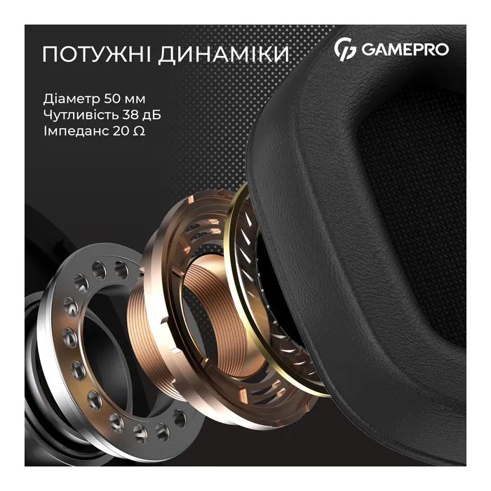 Наушники GamePro Genesis Hunter White (HS1350W) изображение 6