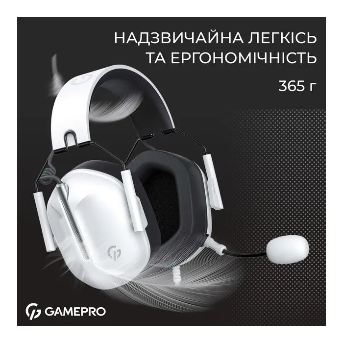 Наушники GamePro Genesis Hunter White (HS1350W) изображение 8