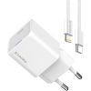 Зарядное устройство ColorWay C101D GaN Mini 20W PD PPS USB-C + cable USB-C to Lightning white (CW-CHS059PDL-WT) изображение 4
