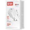 Зарядное устройство ColorWay C101D GaN Mini 20W PD PPS USB-C + cable USB-C to Lightning white (CW-CHS059PDL-WT) изображение 6