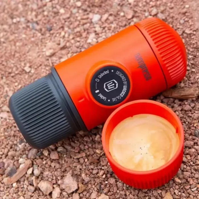 Кавоварка кемпінгова Wacaco Nanopresso з чохлом сіра (WNANOGRcase) зображення 7
