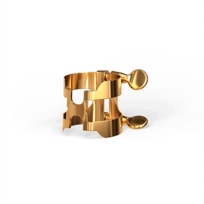 Лигатура для кларнета D'Addario H-Ligature & Cap For Bb Clarinet Gold-Plated (HCL1G) изображение 2
