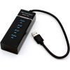 Концентратор Voltronic USB 3.0 to 4xUSB black (NX-UH-303B)