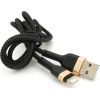 Дата кабель USB 2.0 AM to Lightning 1.0m 3.0A black gold PZX (V-165) зображення 3