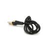 Дата кабель USB 2.0 AM to Lightning 1.0m 3.0A black gold PZX (V-165)
