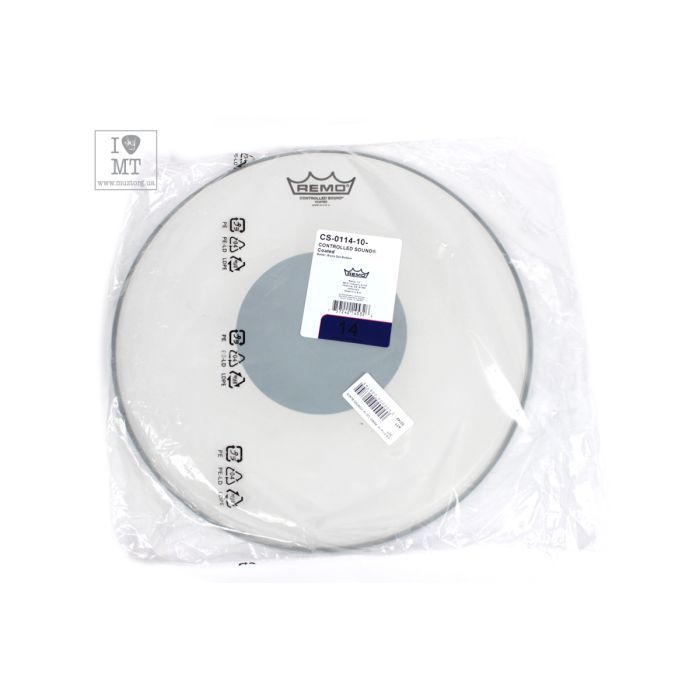 Пластик для барабана Remo Controlled Sound 14" Coated Bottom Black Dot (22142) изображение 3