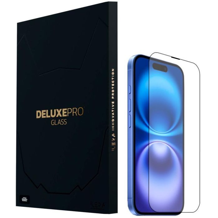 Стекло защитное iLera DeLuxe Original Glass iPhone 16 | 15 (ILFCDL16)