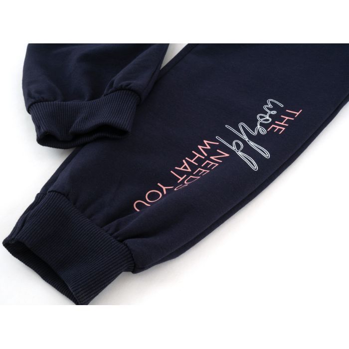 Спортивний костюм дитячий Breeze з квіточками (22098-134G-peach) зображення 7